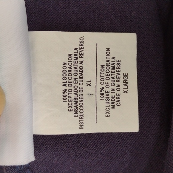 Vintage Blue Patriotic Heart T-shirt XL - Picture 6 of 7